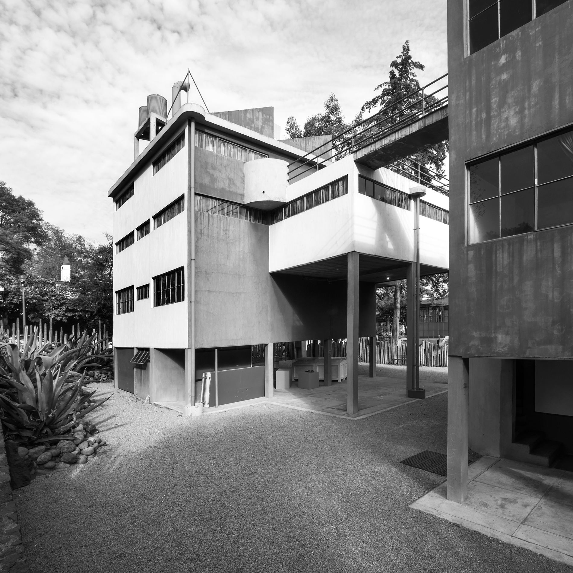 Derivas de Arte y Arquitectura. Museo casa-estudio Diego Rivera y Frida Kahlo. Foto Camila Cossío. Juan O’Gorman. Arte Abierto