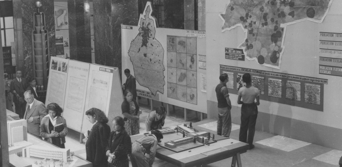 Derivas de arte y arquitectura. Diseñar la Nación moderna: arte social y arquitectura. Viridiana Zavala Rivera. Arte Abierto. Programa Público.